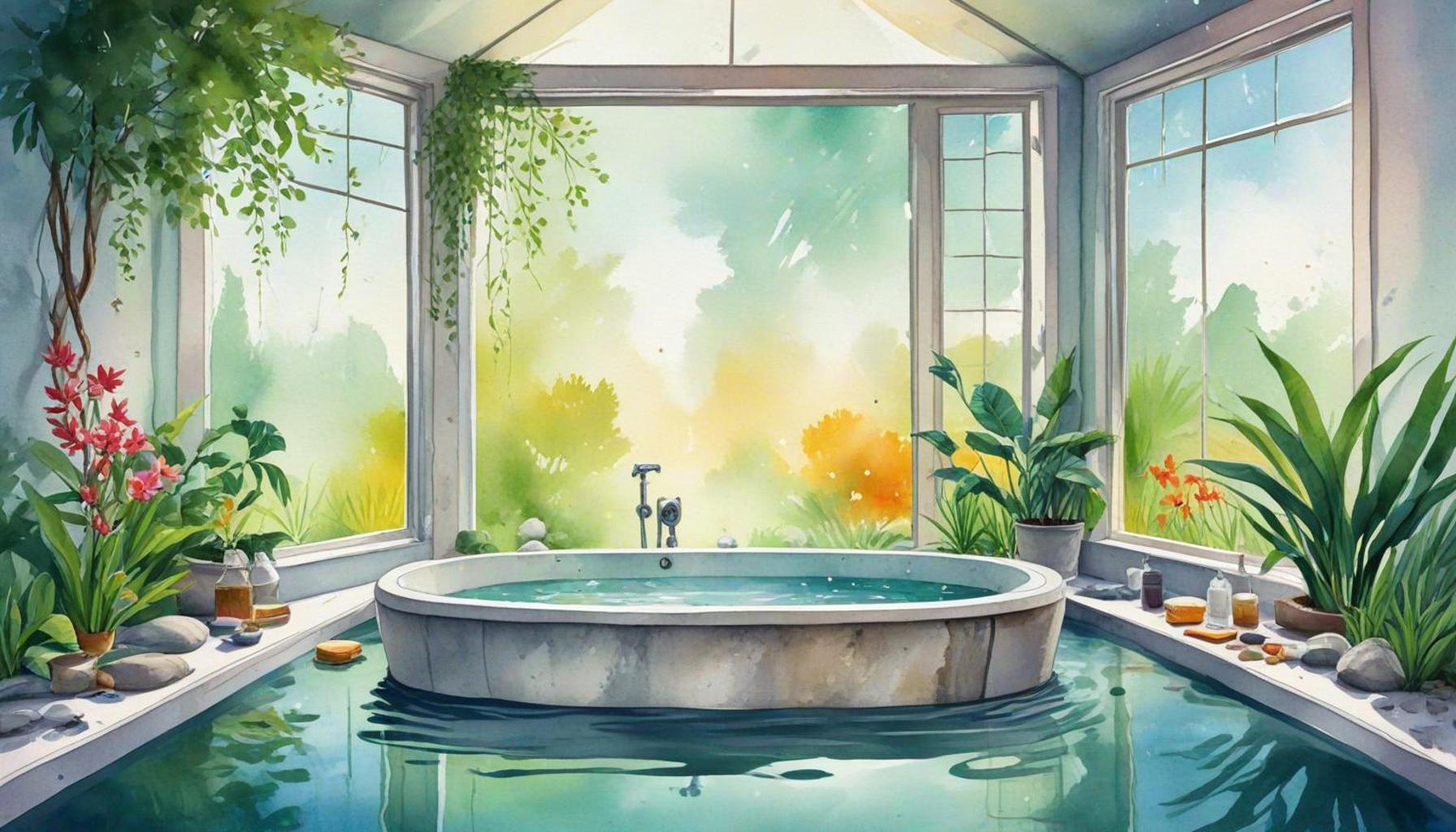 Mental Clarity and Connection with Nature: Meditation in the Bath as a Zen Refuge