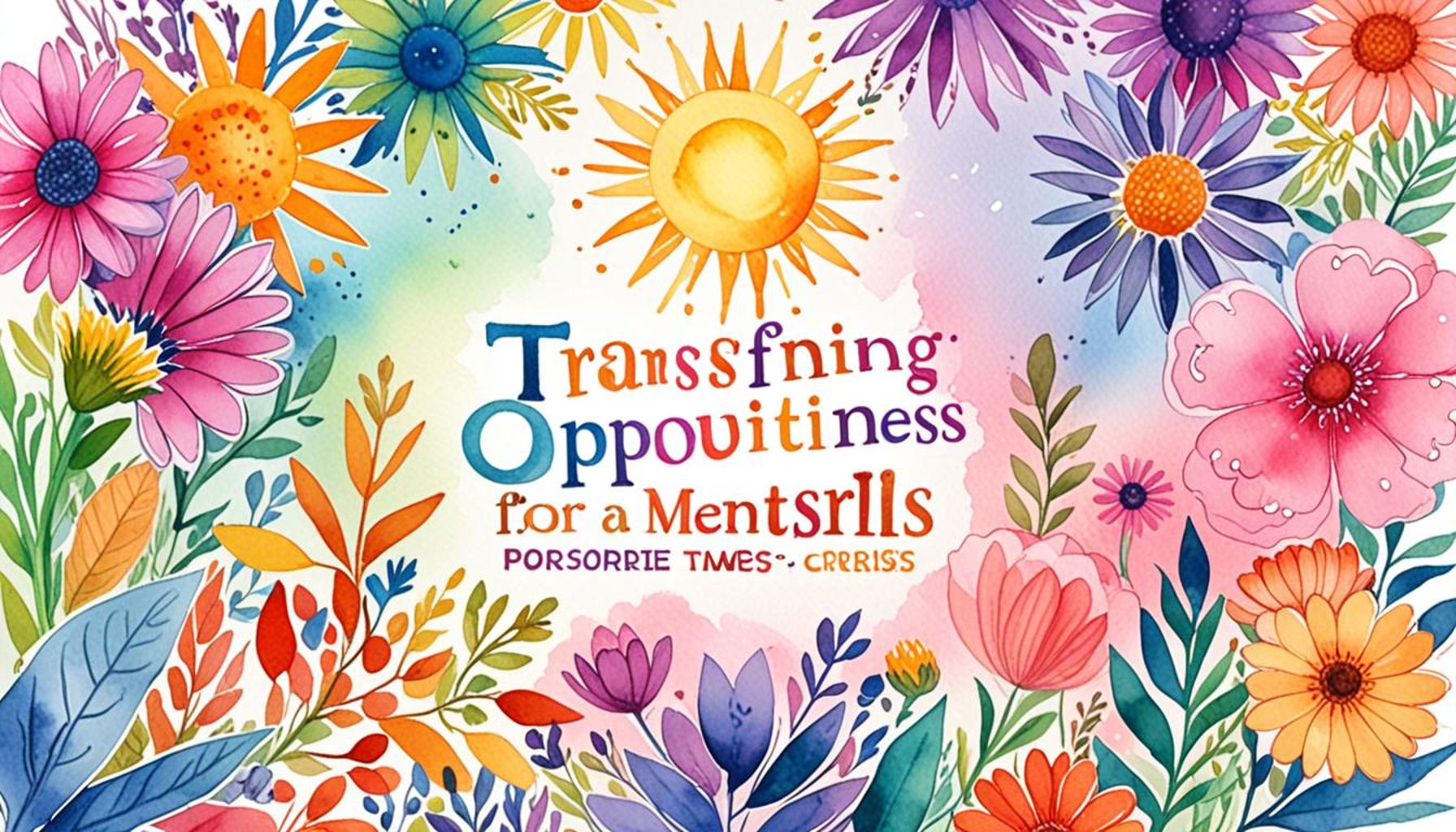 Transforming Challenges into Opportunities: Positive Affirmations for Mental Clarity in Times of Crisis