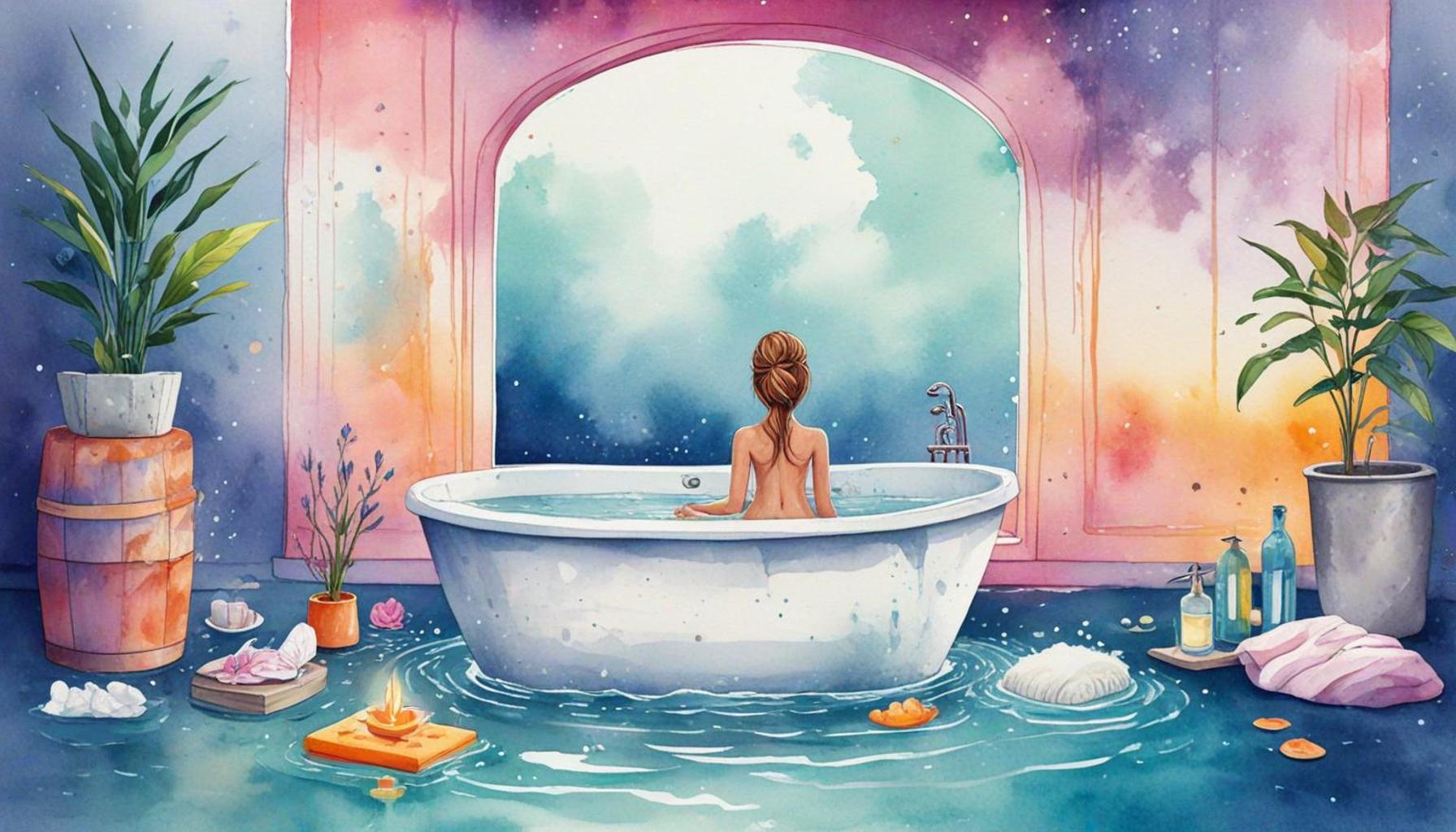 The Bath as a Space of Liberation: Freeing Yourself from Negative Thoughts through Meditation